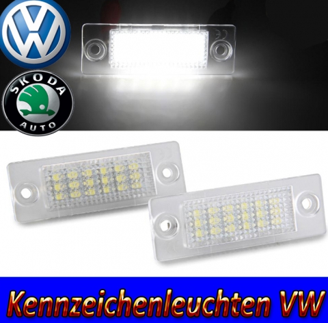 VW & Skoda Kennzeichenleuchten-Lampe